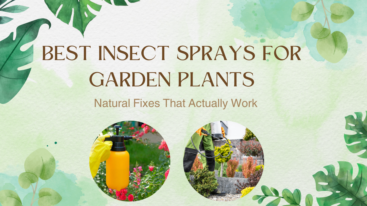 Best Insect Sprays for Garden Plants