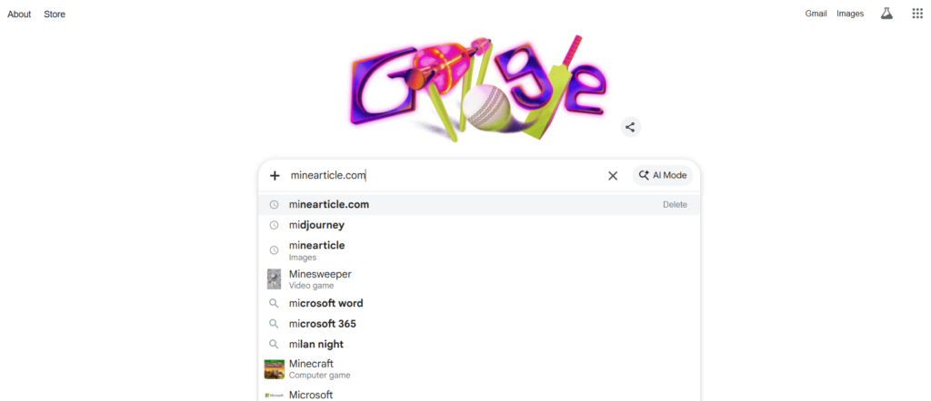 Google Search minearticle.com